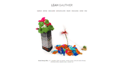 Desktop Screenshot of leahgauthier.com