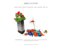 Tablet Screenshot of leahgauthier.com